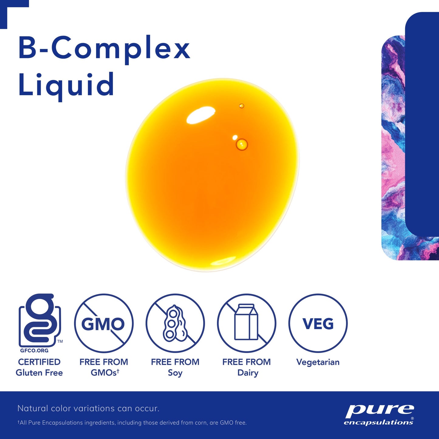 Pure Encapsulations液體維生素B族 140毫升 4歲+可用 支持神經系統 促進正常代謝