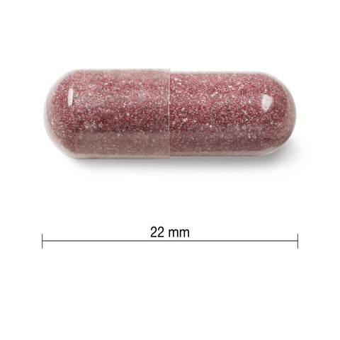 Jamieson Organic Cranberry, 500 mg, 240 Vcapsules 健美生 capsules size is 22 mm in length