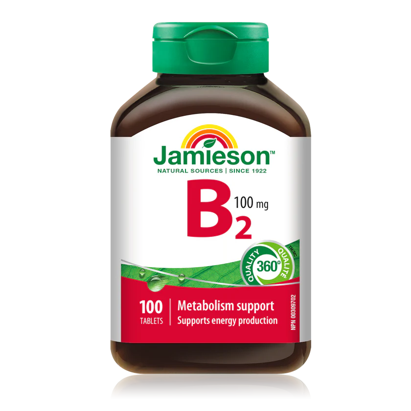 Jamieson 維生素B2(核黃素)100片