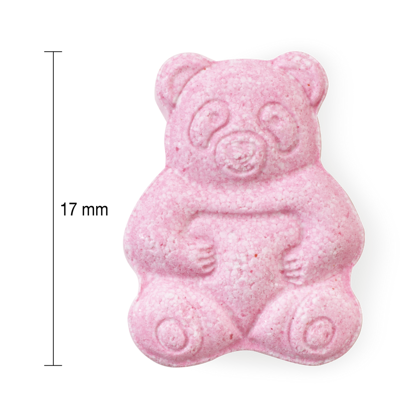6 Pack x Jamieson Kid's Vitamin D 400 IU, Panda-shaped Strawberry flavour 100 tablets