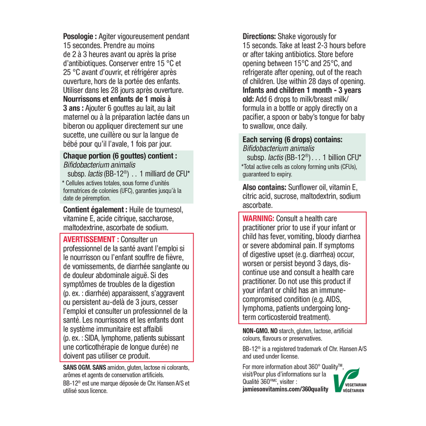 Jamieson Probiotic Baby 126 droplets