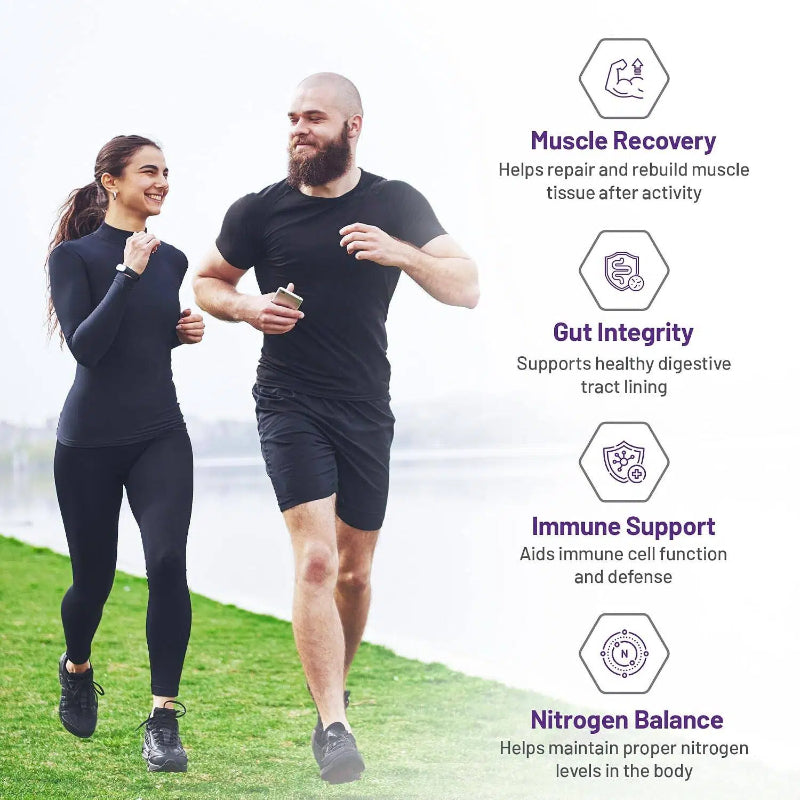 AOR 左旋谷氨酰胺粉 5000毫克,无味,450克,90份 促进消化 肌肉修复