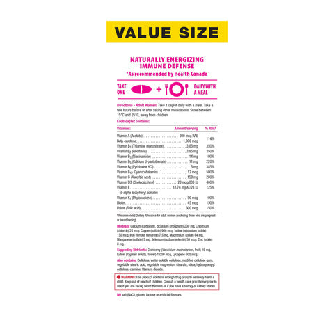 2 x Jamieson 100% Complete Multivitamin for Women 115 caplets Bundle