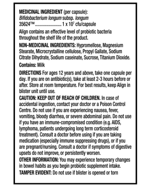Align 消化道专家 益生菌胶囊, 77颗