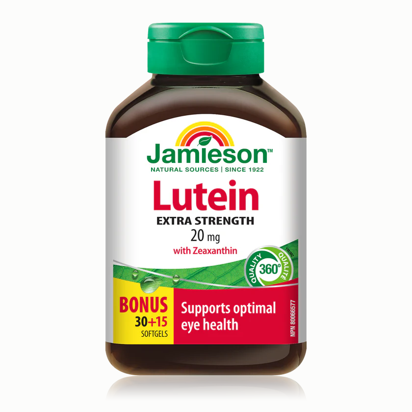 6 x Jamieson Lutein with Zeaxanthin-X Strength, 45 tabs Bundle