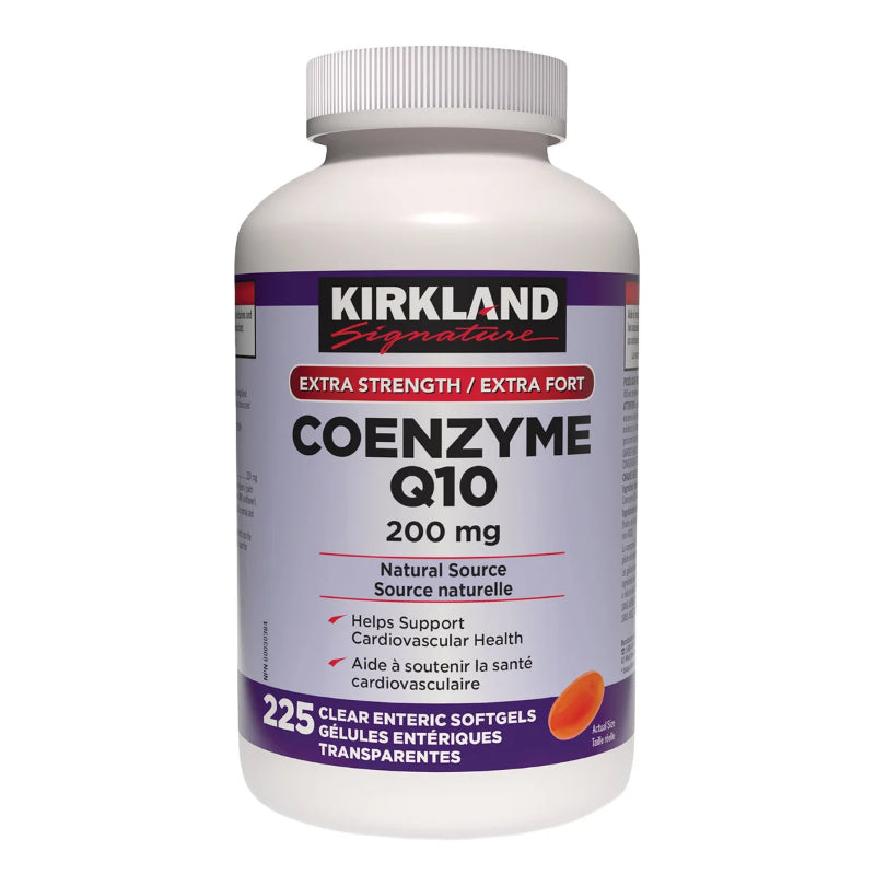 Kirkland Signature 辅酶Q10 200毫克,225粒透明肠溶软胶囊 呵护心脏健康