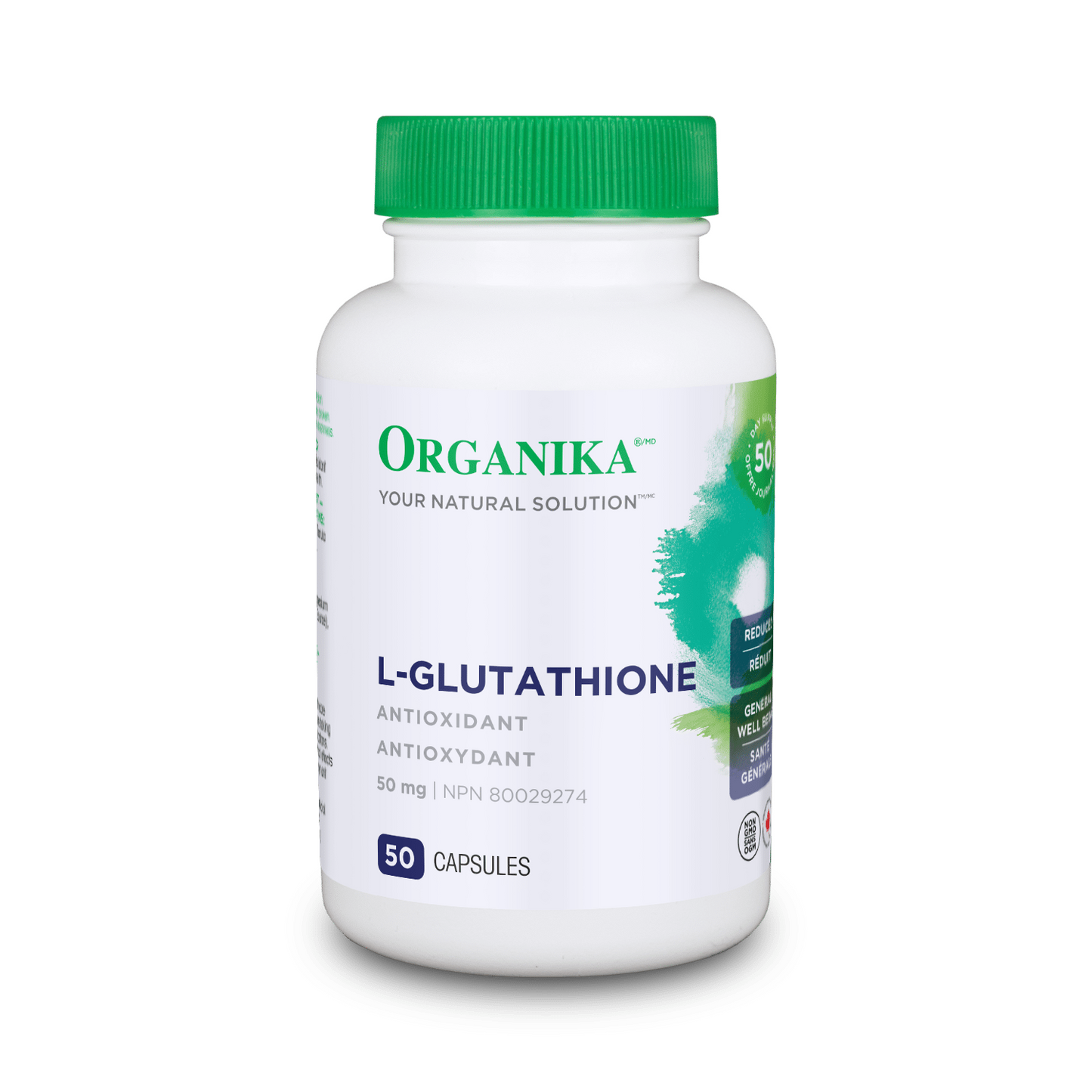 6x Organika L-Glutathione 50 mg 50 capsules Bundle