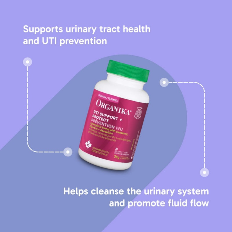 6x Organika UTI Support + Protect 60 vegetarian capsules Bundle