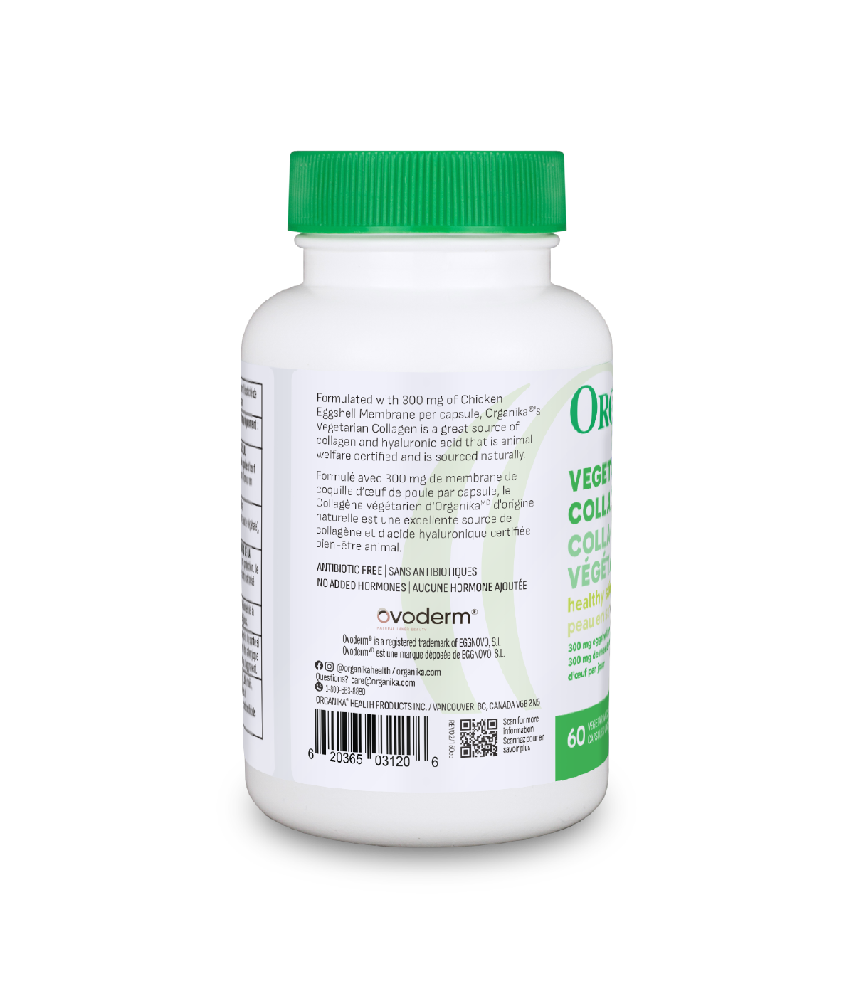 6x Organika 素食膠原蛋白 300mg 60 粒素食膠囊組合裝
