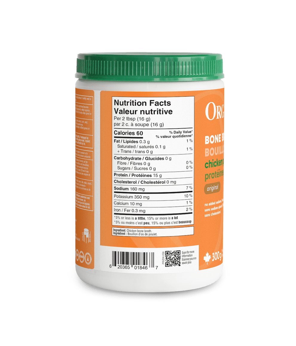 6x Organika Chicken Bone Broth Original Protein Powder 300g Bundle