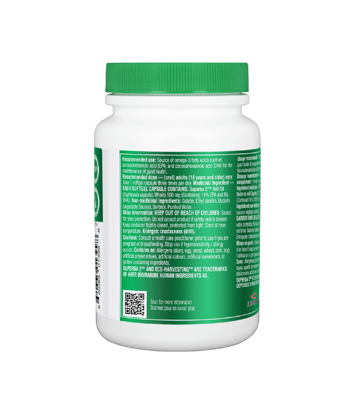 6x Organika Krill Oil 500 mg 90 softgels Bundle