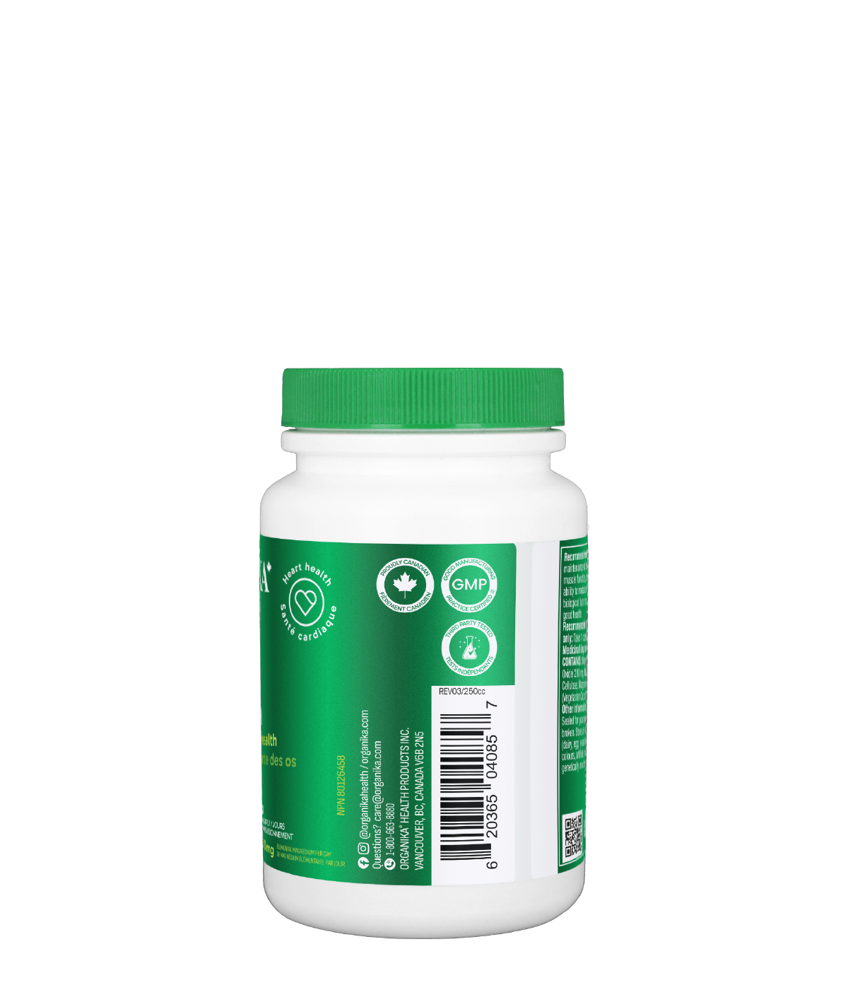 Organika 双甘氨酸镁 120 粒胶囊