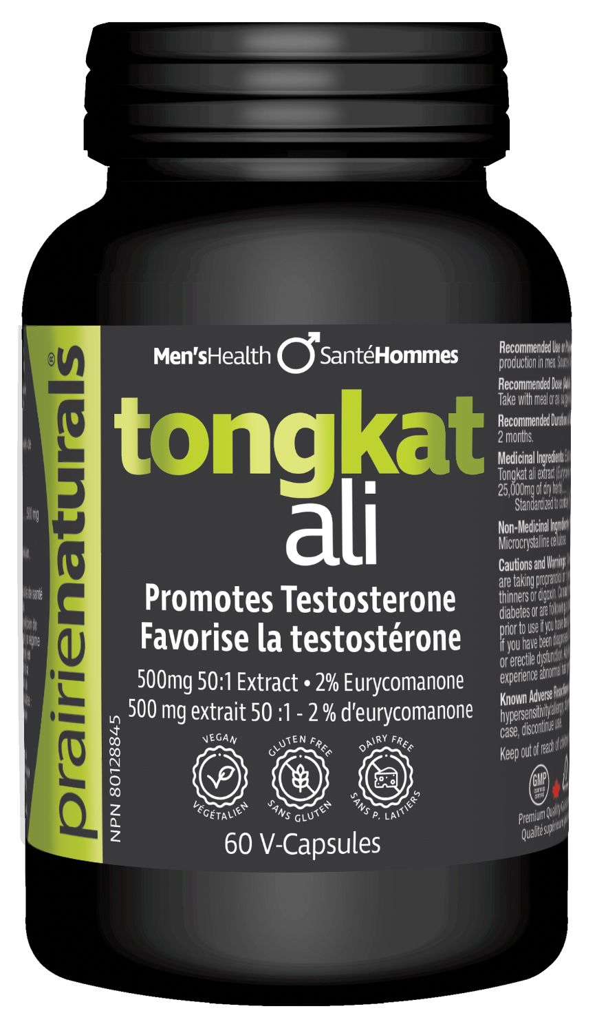 Prairie Naturals Tongkat Ali 500mg 60 Veg capsules