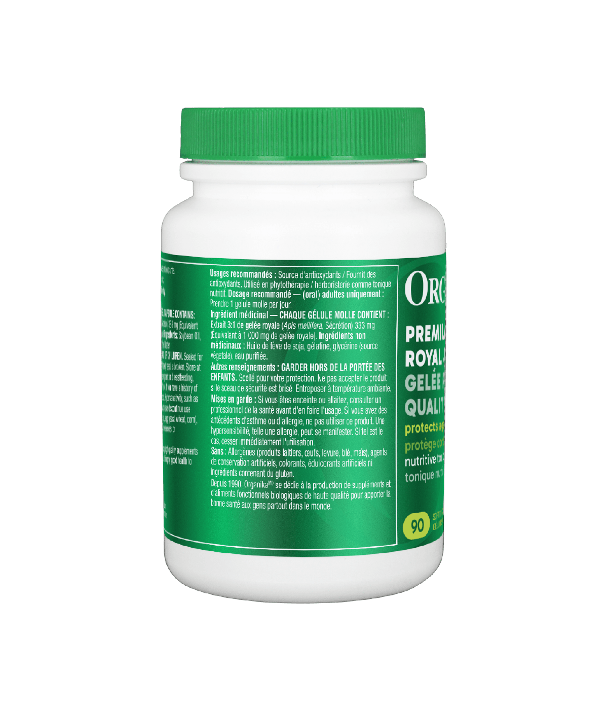 6x Organika Royal Jelly 1000mg 90 softgels Bundle