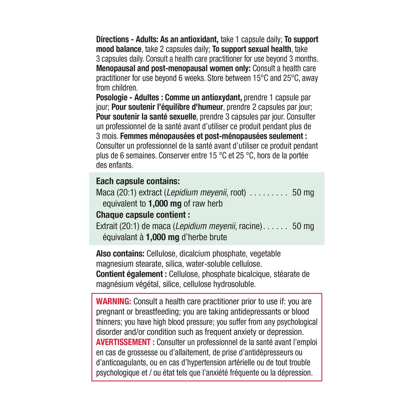 Jamieson 玛卡1000毫克,45粒素食胶囊
