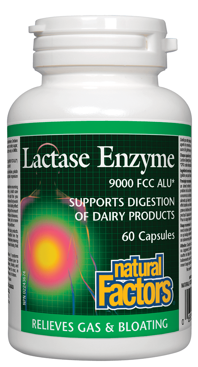 Natural Factors Lactase Enzyme 60 capsules