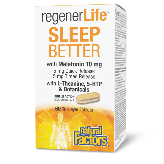 Natural Factors regenerlife Sleep Better Canada sold by natvd.com