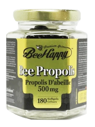 Bee Happy Bee Propolis 500mg 180 softgels Canada