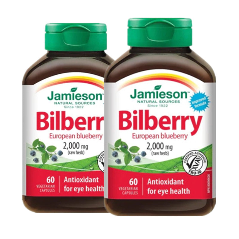064642028075 Jamieson Bilberry 60 veg capsules Canada