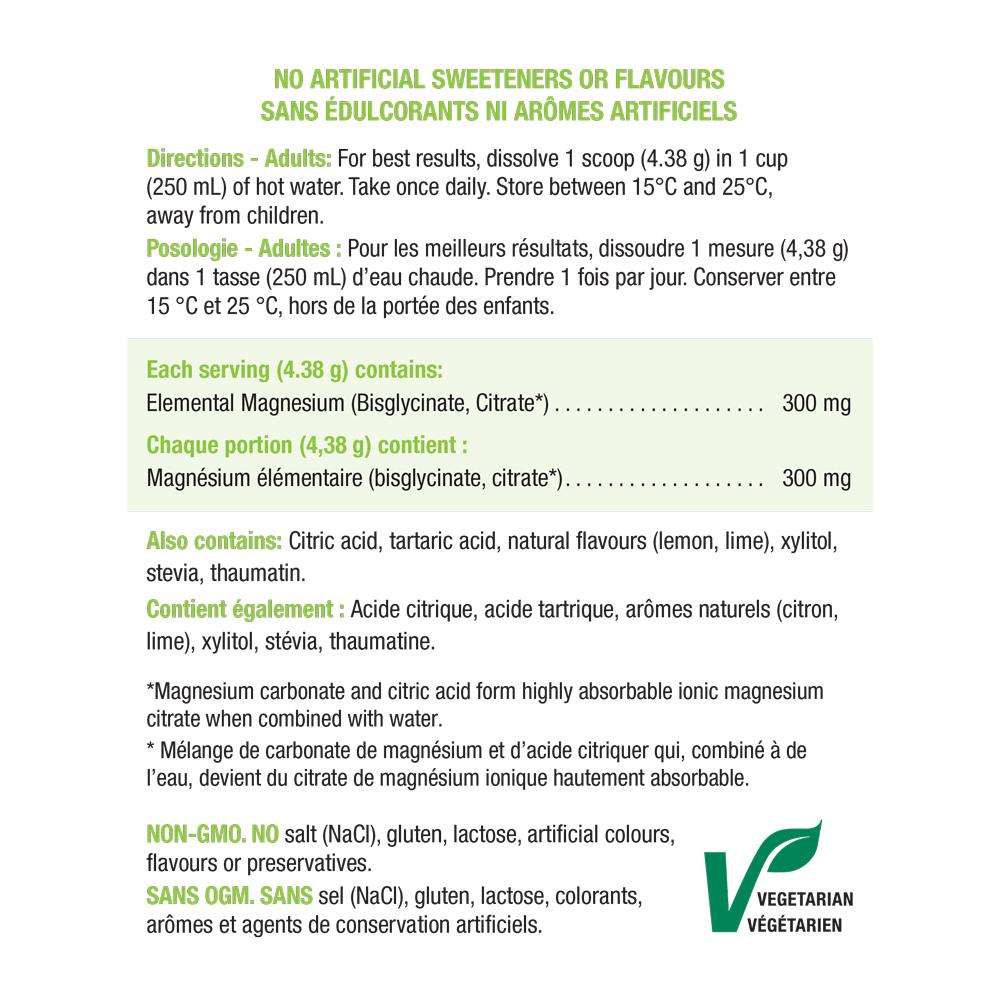 Jamieson 镁粉补充剂 青柠口味 228g