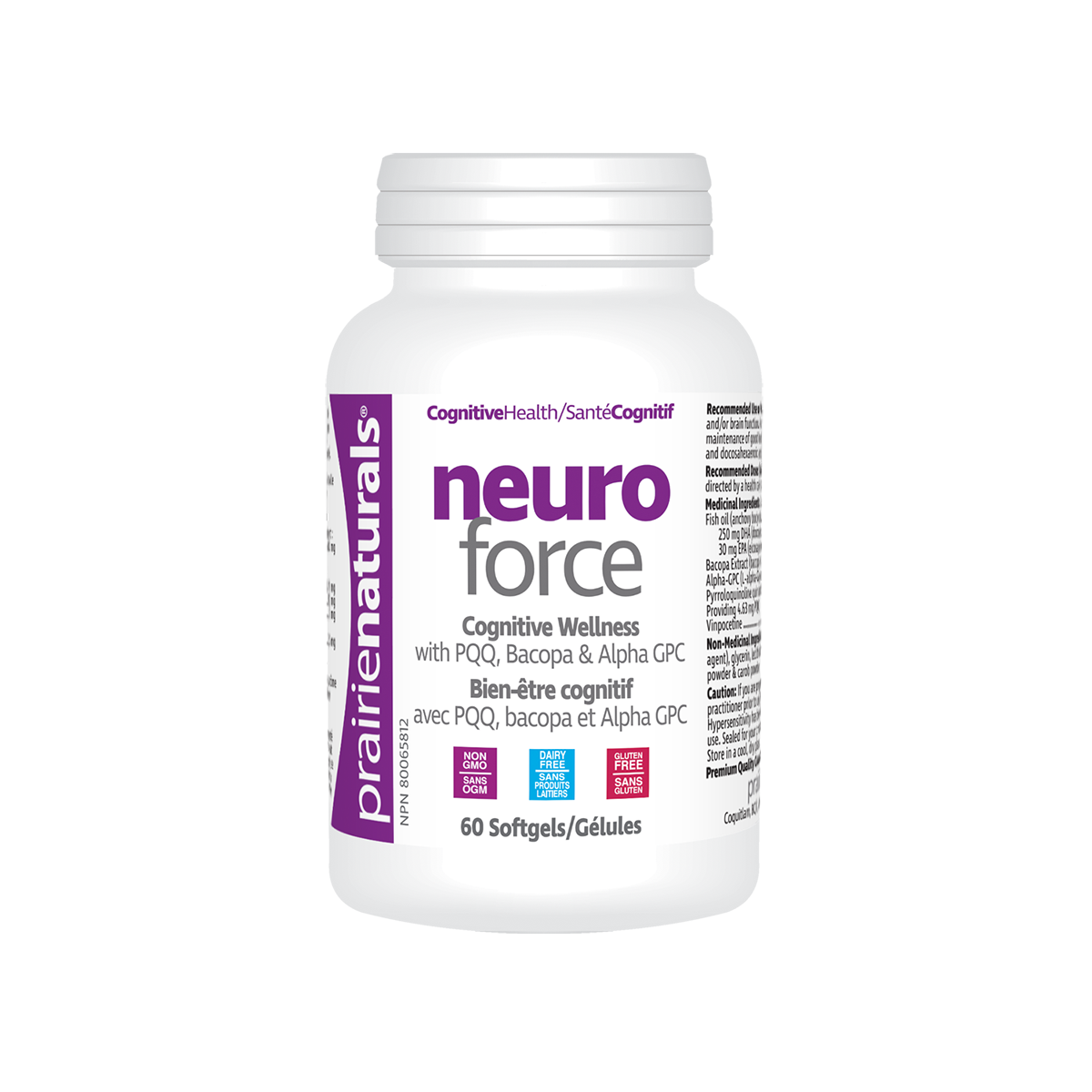 Prairie Naturals Neuro-Force Cognitive Wellness 60 softgels