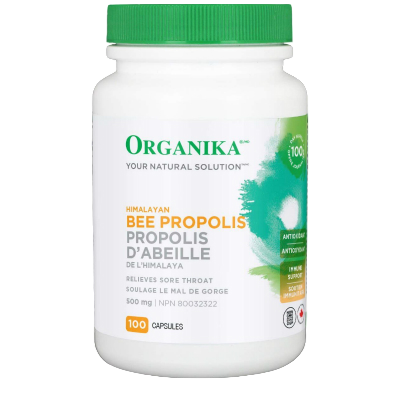 优格康 Organika Himalayan Bee Propolis, 500mg, 100 capsules