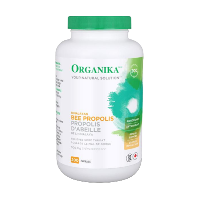 优格康 Organika Himalayan Bee Propolis, 500mg, 200 capsules Canada