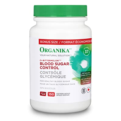 优格康 Organika blood sugar control CR-Bitter Melon, 50 mcg bonus Size 120+30 capsules