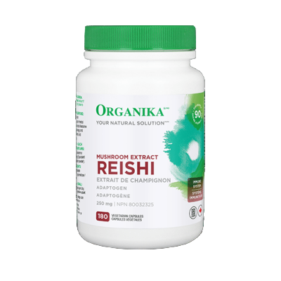 优格康 Organika Reishi Mushroom 250 mg, 180 capsules