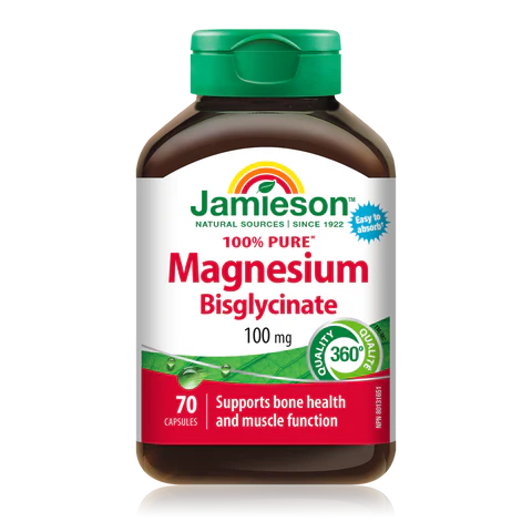 Jamieson Magnesium Bisglycinate 70 Capsules