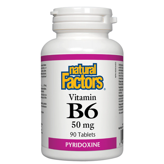 Natural Factors Vitamin B6 50mg 90 tablets