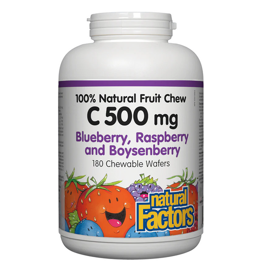 Vitamin C supplement bottle with colorful label on a white background natvd.com