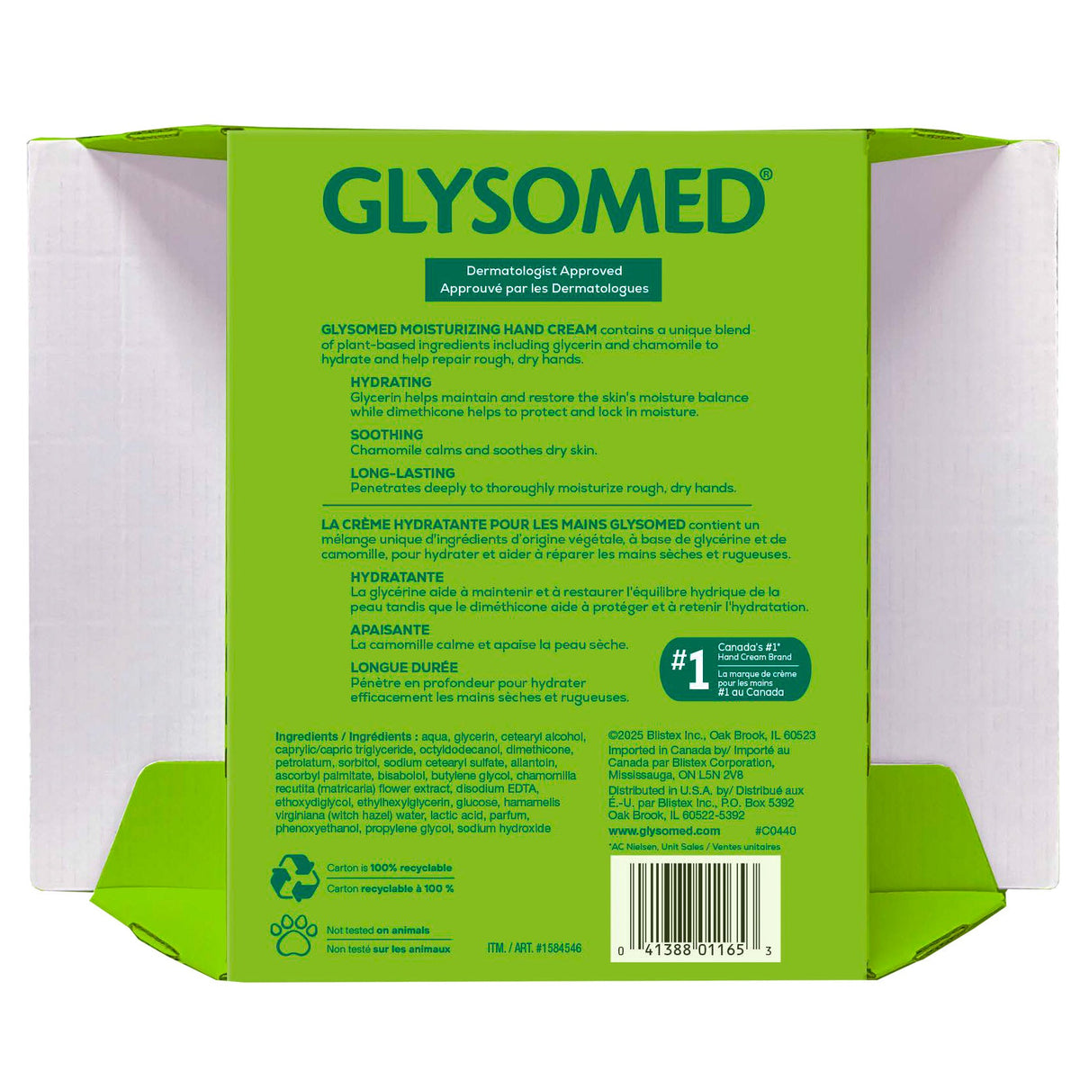 Glysomed Hand Cream  2 x 250 ML + 50 ML