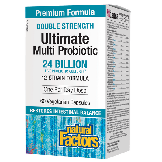Natural Factors Ultimate Multi Probiotic natvd 60 vegetarian capsules