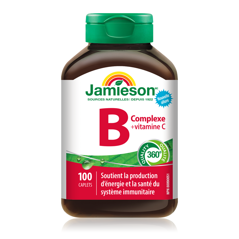 Jamieson複合維生素B+維生素C，100粒