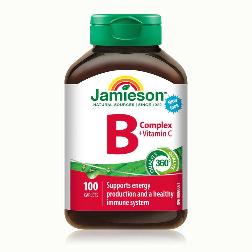 Jamieson複合維生素B+維生素C，100粒