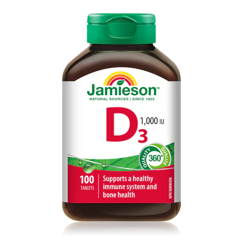 Jamieson 維生素 D3 1,000 IU 100 片