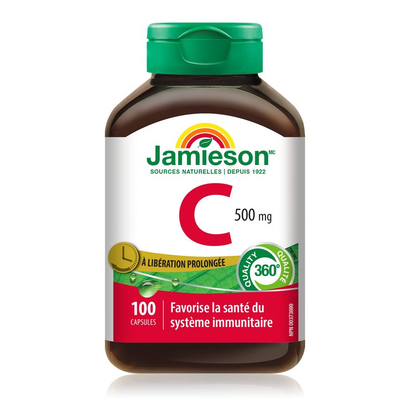 Jamieson維生素C，500毫克，定時釋放,100粒膠囊