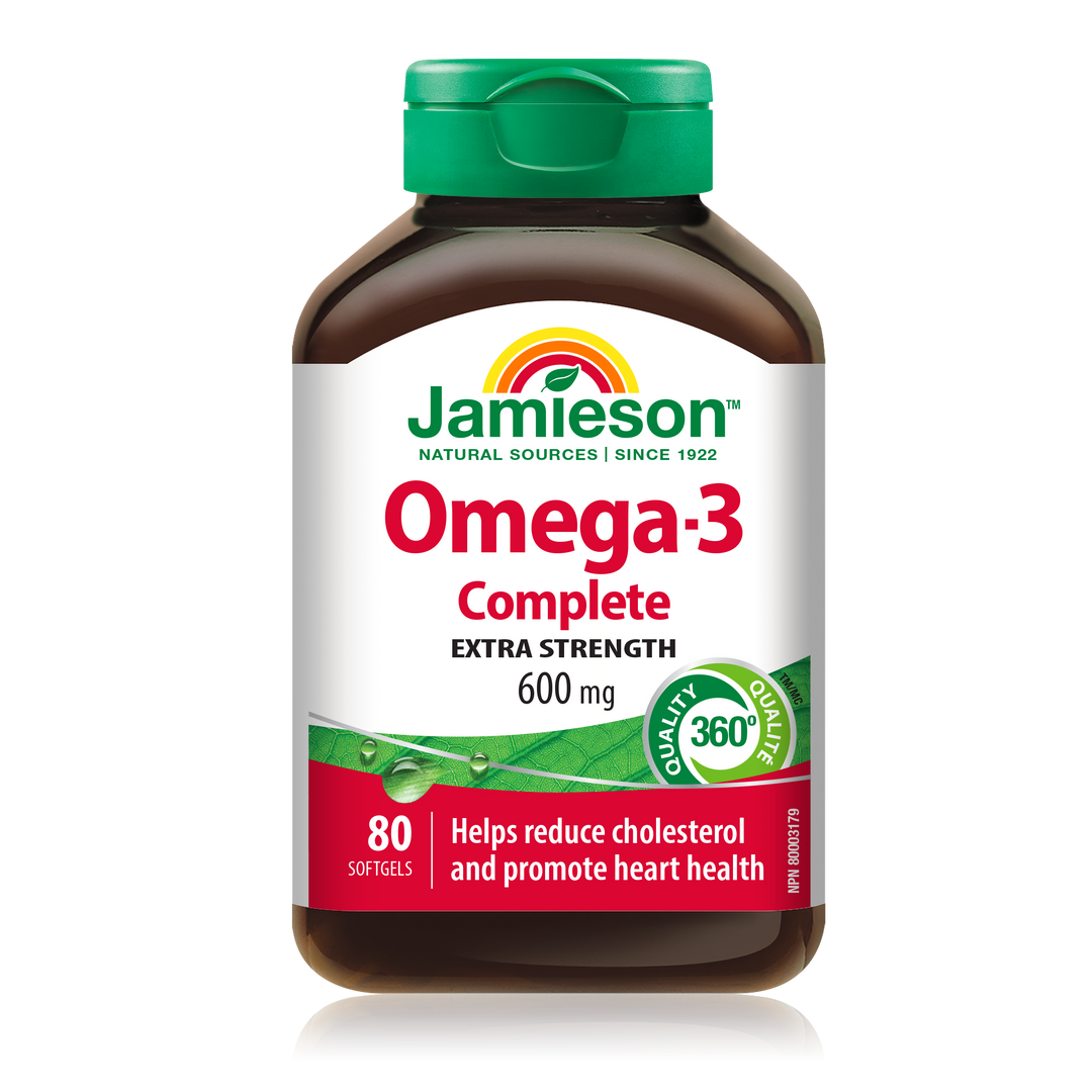 Jamieson 野生三文鱼和鱼油 Omega 3 复合物 80 粒