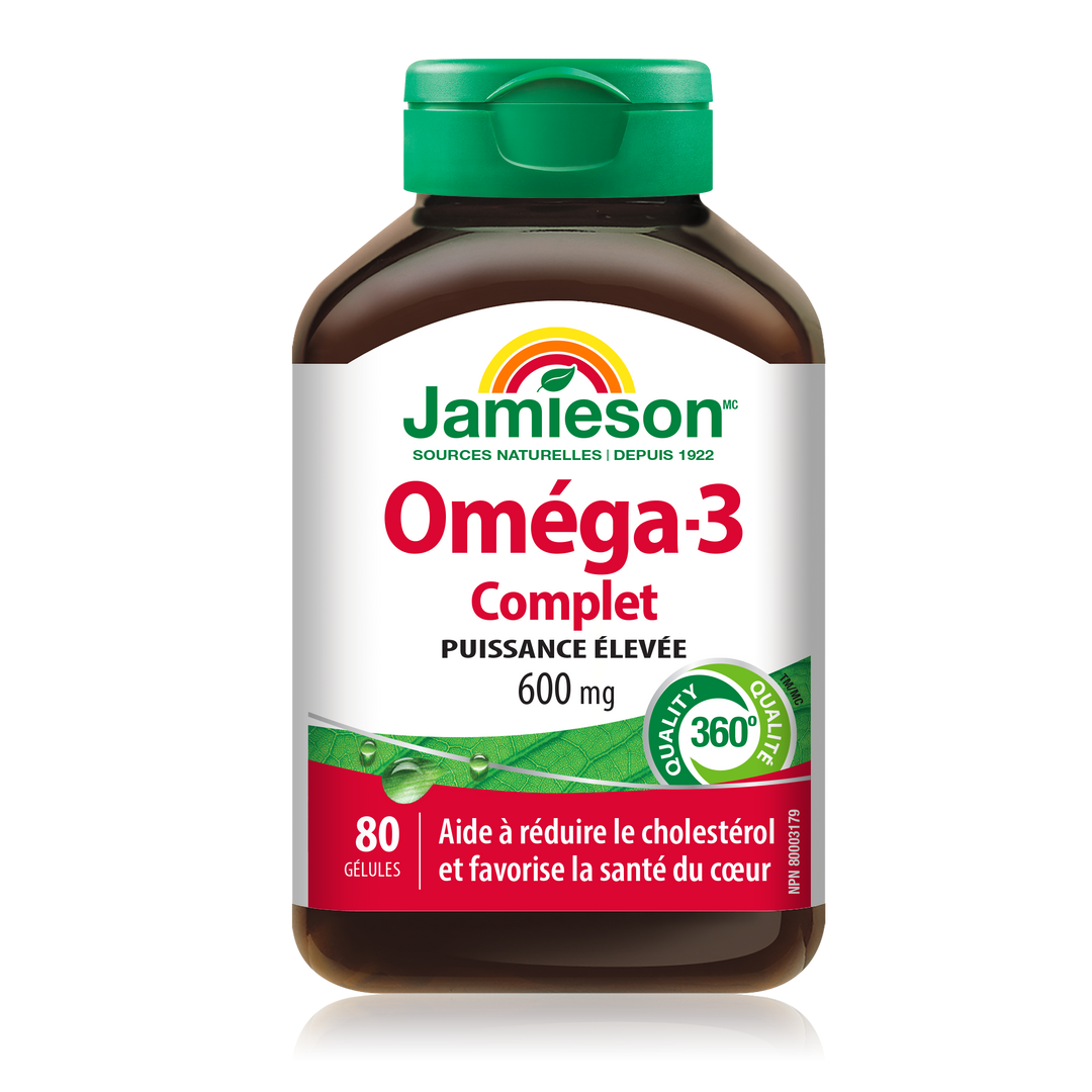 Jamieson 野生三文鱼和鱼油 Omega 3 复合物 80 粒