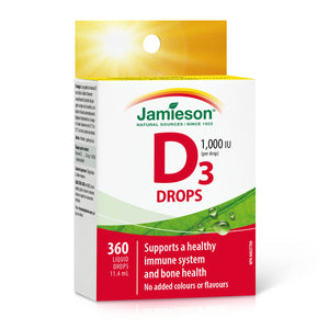 Jamieson Vitamin D3 Drops 11.4 ml