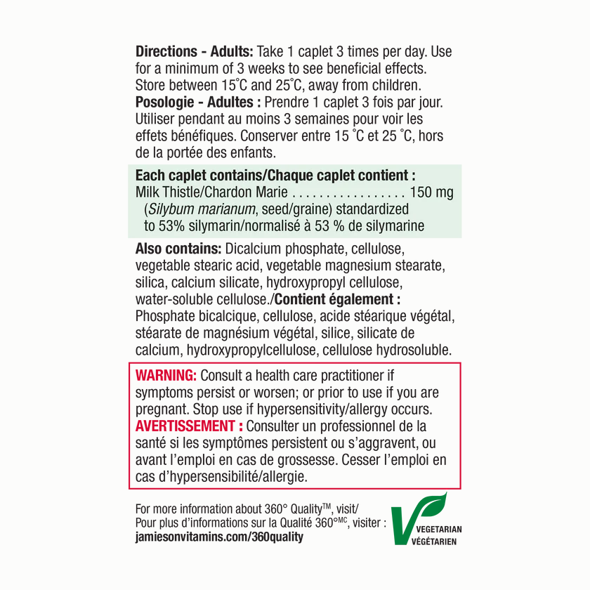 Jamieson Milk Thistle, 60+30 caplets