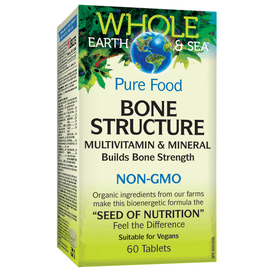 Box of Whole Earth & Sea Bone Structure supplement on a white background