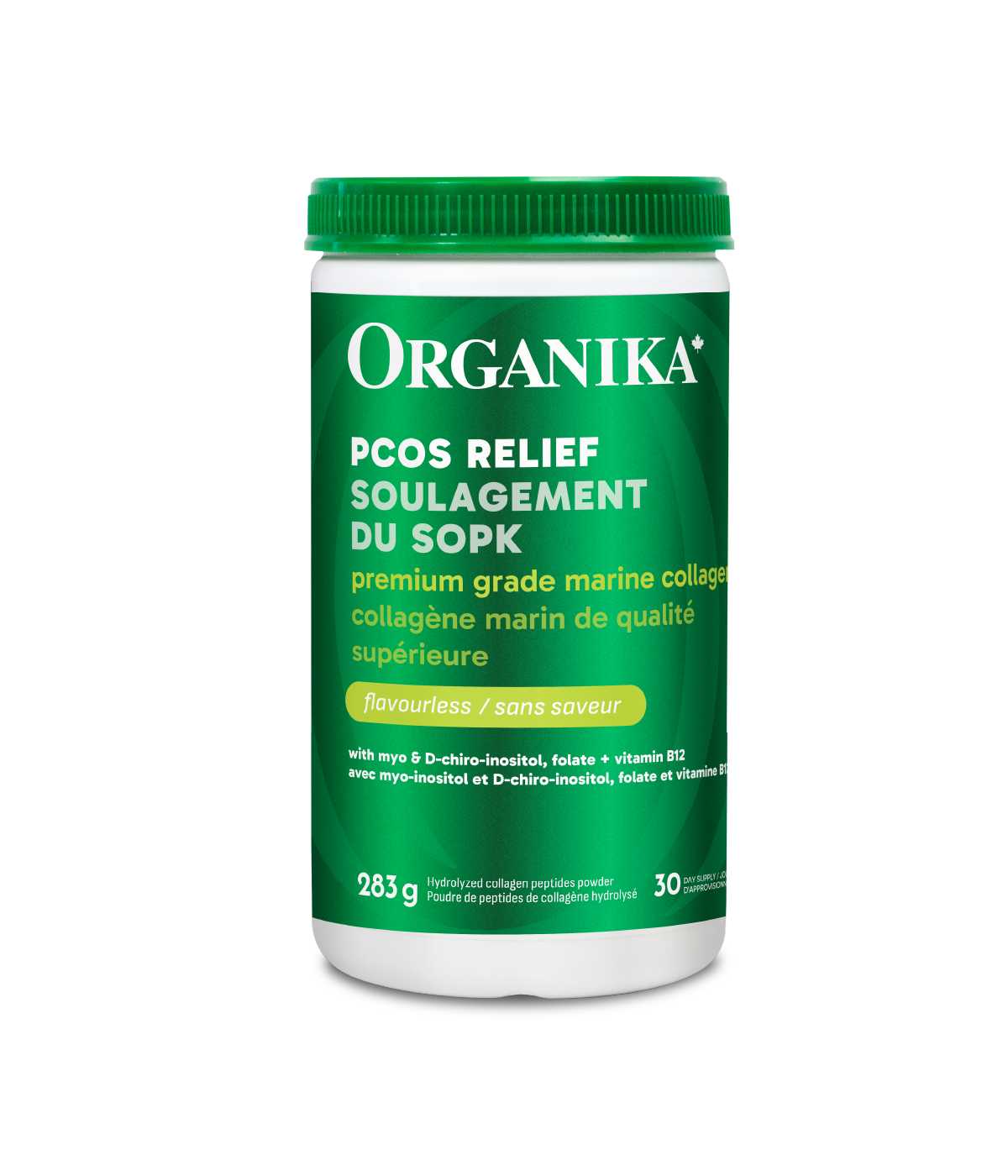[優惠組合] 6瓶 x Organika 多囊卵巢綜合症 (PCOS) 海洋膠原蛋白 283g 