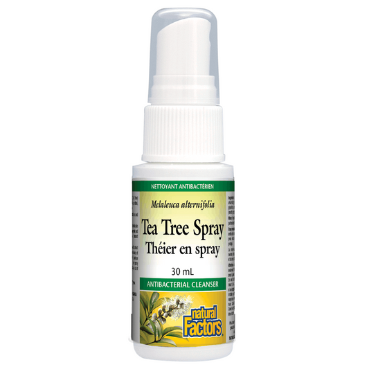 Tea Tree Spray 30 ml Natural Factors natvd.com Shop Canadian