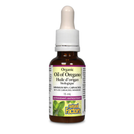 Natural Factors Organic Oil of Oregano, 15ml