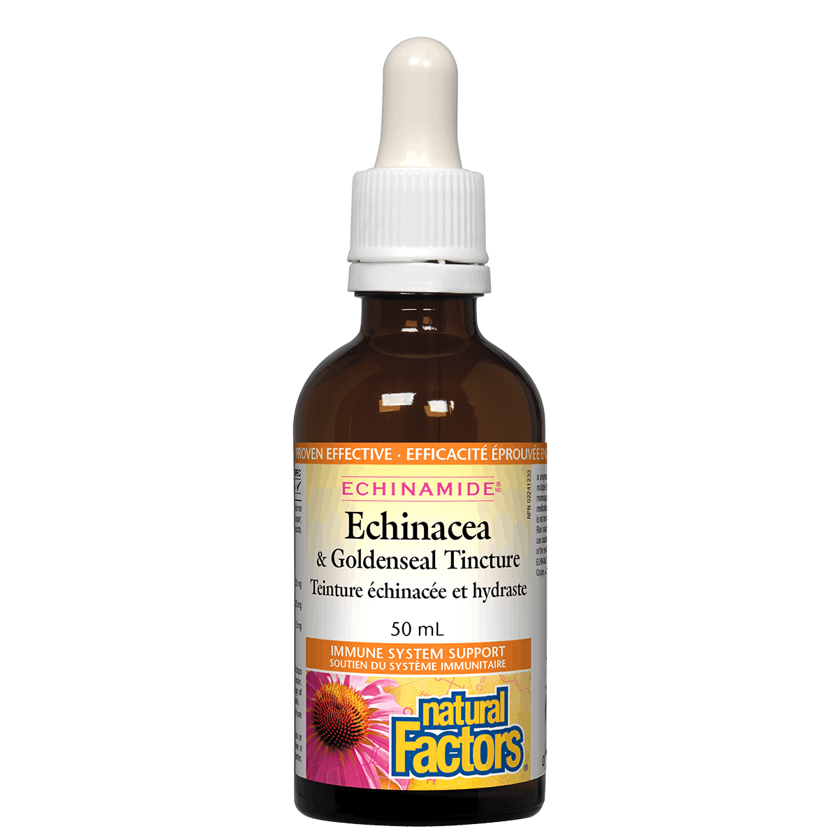 Natural Factors Echinacea and Goldenseal Tincture, 50 ml
