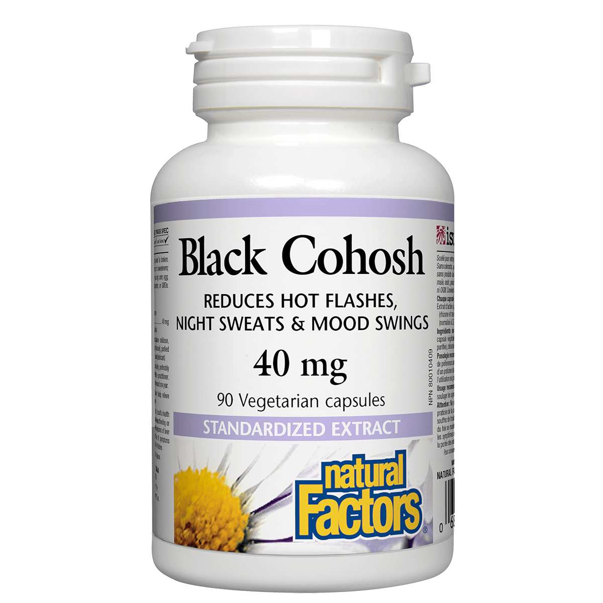 Natural Factors Black Cohosh 40mg, 90 vcapsules