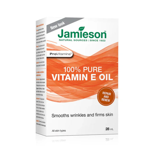 Jamieson ProVitamina E 100% Pure Vitamin E Oil, 28mL