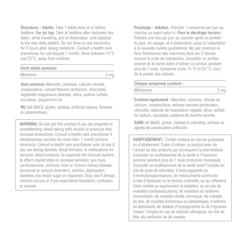 【優惠組合】6瓶 x Jamieson 褪黑素 5毫克（速溶），100片